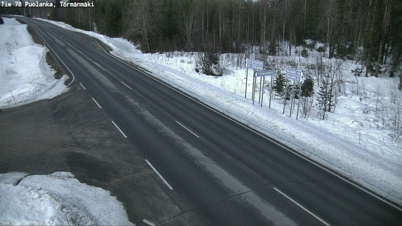 Kelikamerat Kuva Tie 78 Puolanka, Törmänmäki, Puolanka, Kainuu