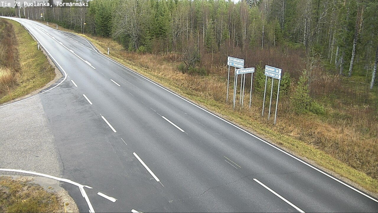 Kelikamerat Kuva Tie 78 Puolanka, Törmänmäki, Puolanka, Kainuu