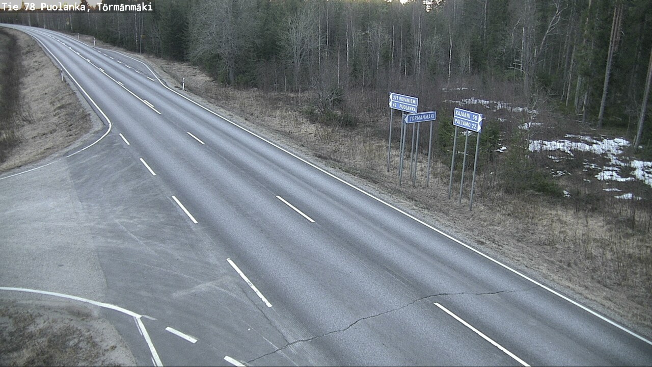 Kelikamerat Kuva Tie 78 Puolanka, Törmänmäki, Puolanka, Kainuu