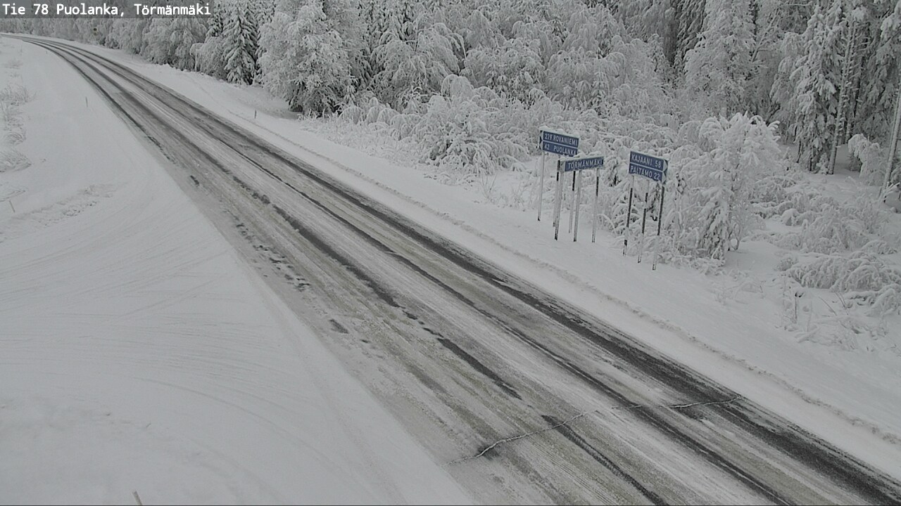Weather Camera Image Road 78 Puolanka, Törmänmäki, Puolanka, Kainuu