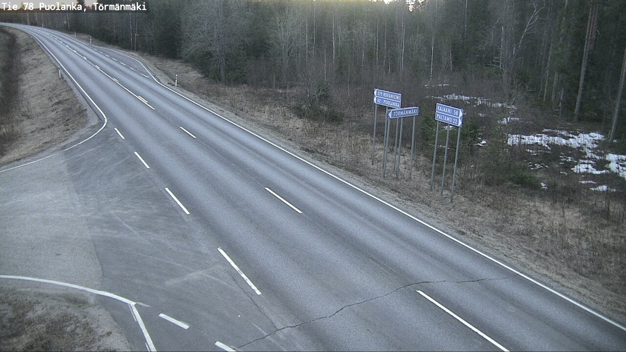 Kelikamerat Kuva Tie 78 Puolanka, Törmänmäki, Puolanka, Kainuu