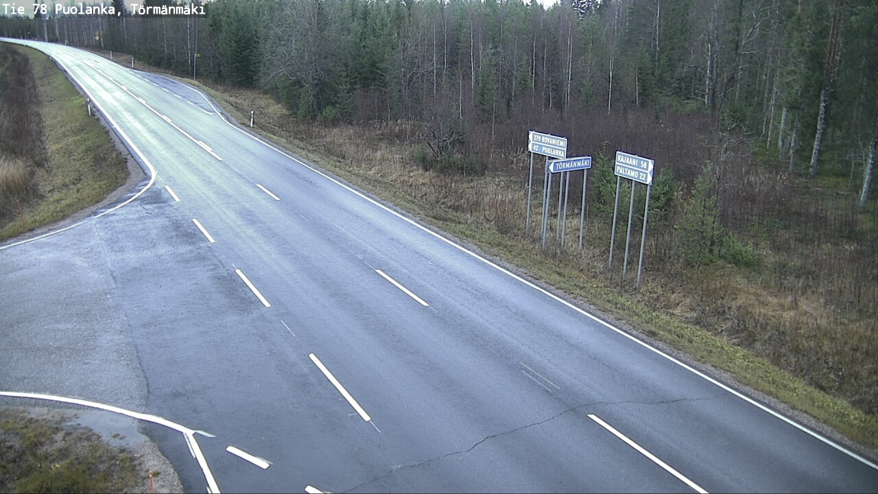 Kelikamerat Kuva Tie 78 Puolanka, Törmänmäki, Puolanka, Kainuu