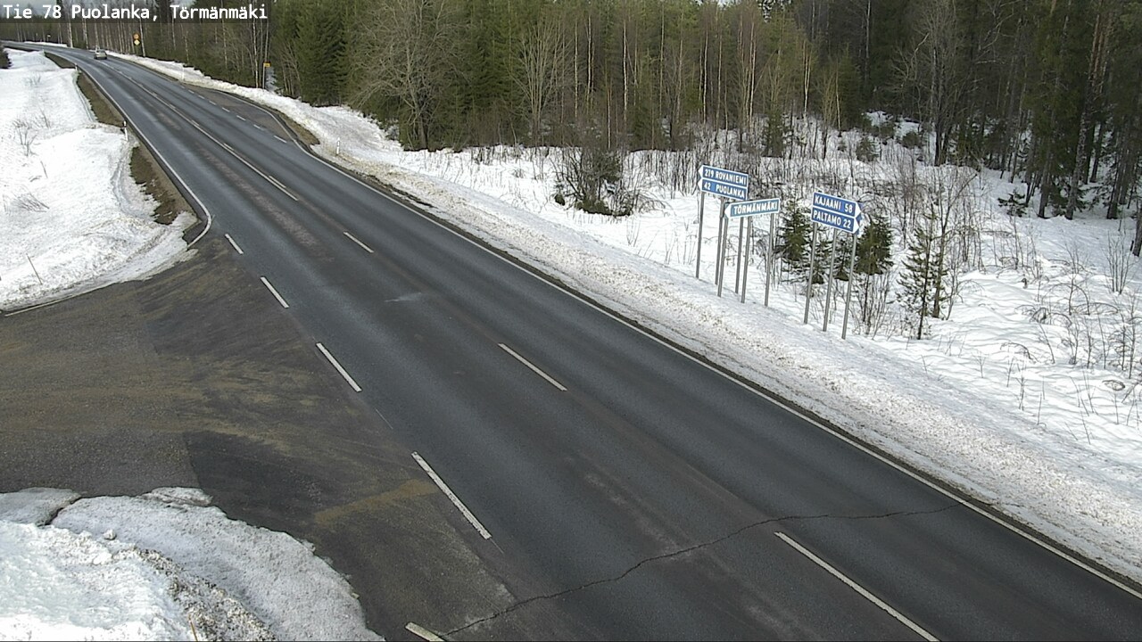 Kelikamerat Kuva Tie 78 Puolanka, Törmänmäki, Puolanka, Kainuu