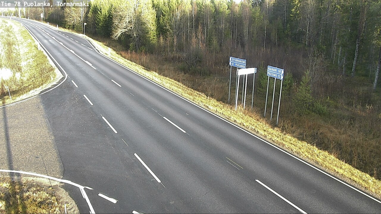 Kelikamerat Kuva Tie 78 Puolanka, Törmänmäki, Puolanka, Kainuu