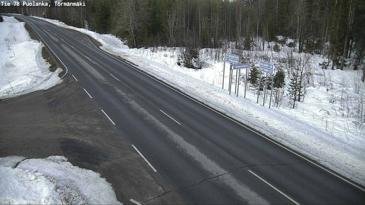 Kelikamerat Kuva Tie 78 Puolanka, Törmänmäki, Puolanka, Kainuu