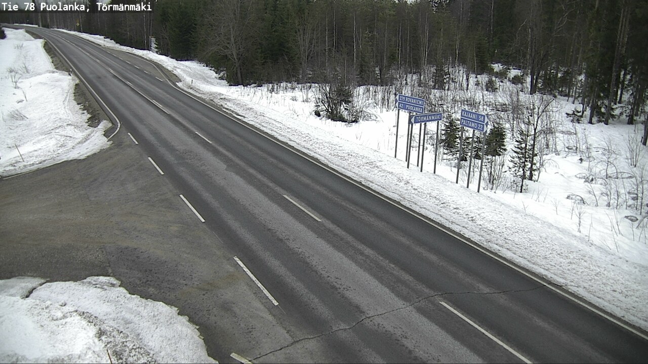 Kelikamerat Kuva Tie 78 Puolanka, Törmänmäki, Puolanka, Kainuu