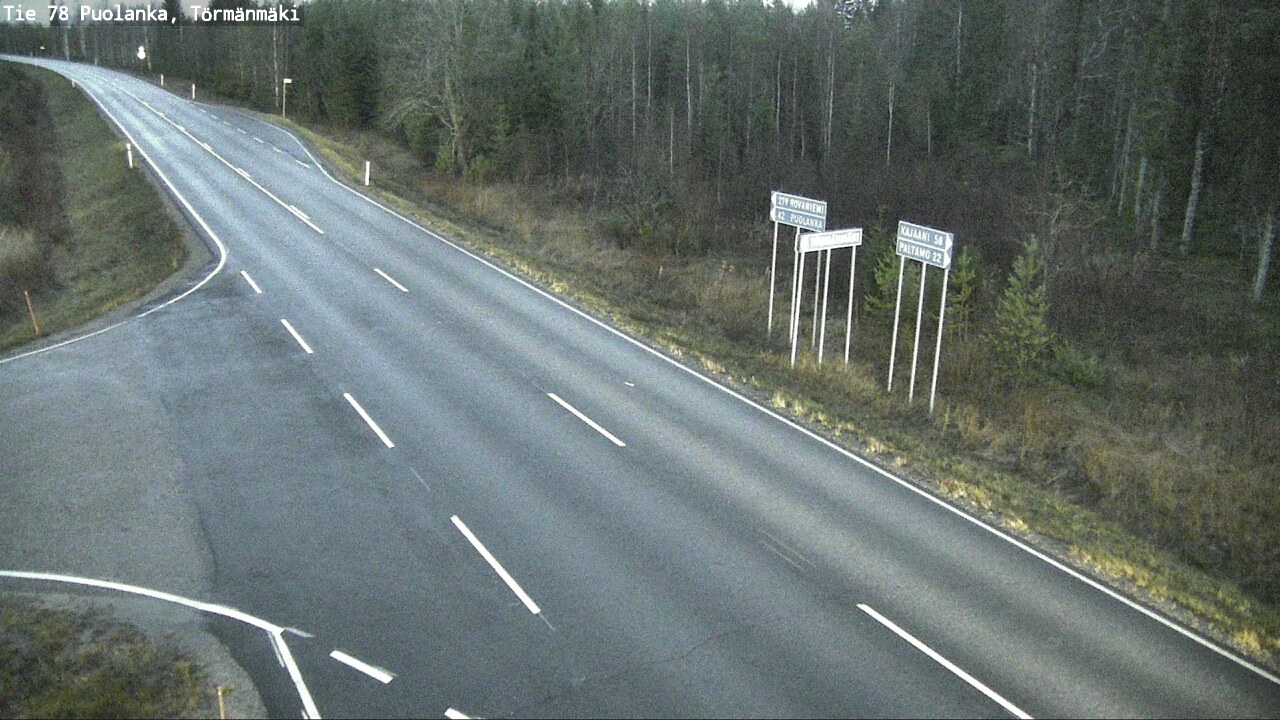 Kelikamerat Kuva Tie 78 Puolanka, Törmänmäki, Puolanka, Kainuu