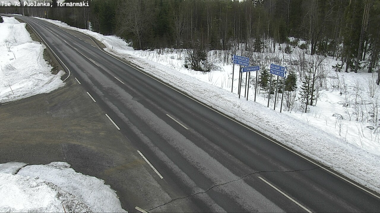 Kelikamerat Kuva Tie 78 Puolanka, Törmänmäki, Puolanka, Kainuu