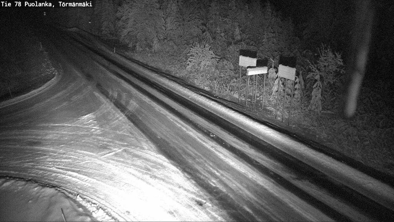 Weather Camera Image Väg 78 Puolango, Törmänmaki, Puolanka, Kainuu