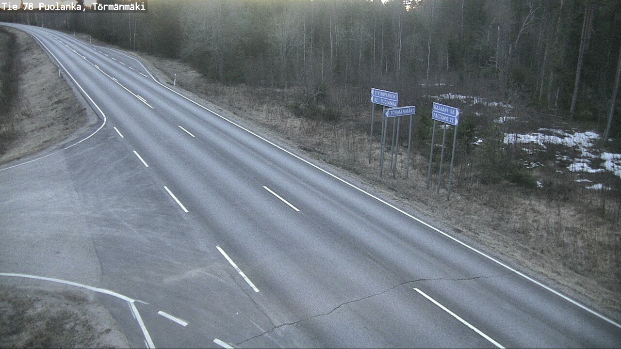 Kelikamerat Kuva Tie 78 Puolanka, Törmänmäki, Puolanka, Kainuu