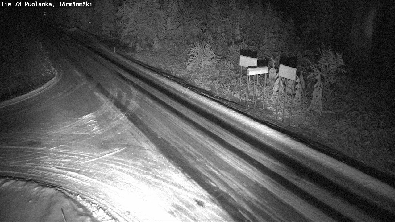 Weather Camera Image Väg 78 Puolango, Törmänmaki, Puolanka, Kainuu