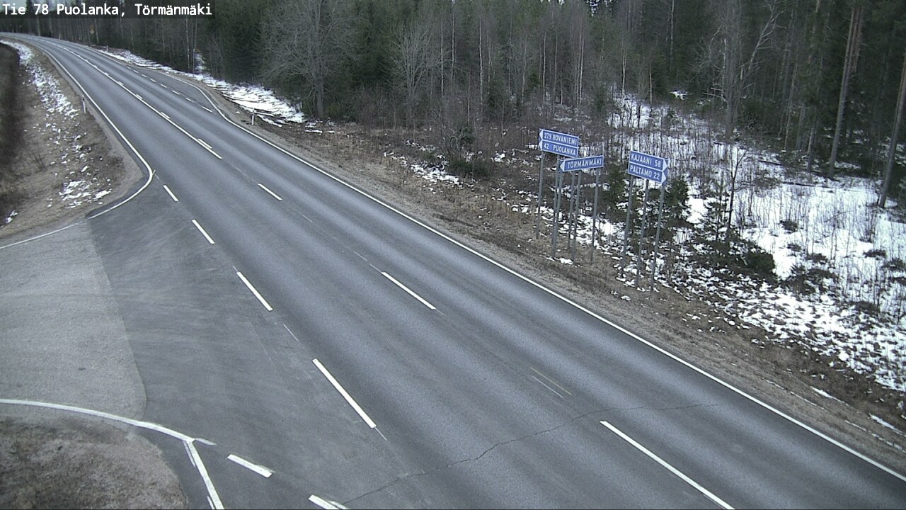 Kelikamerat Kuva Tie 78 Puolanka, Törmänmäki, Puolanka, Kainuu