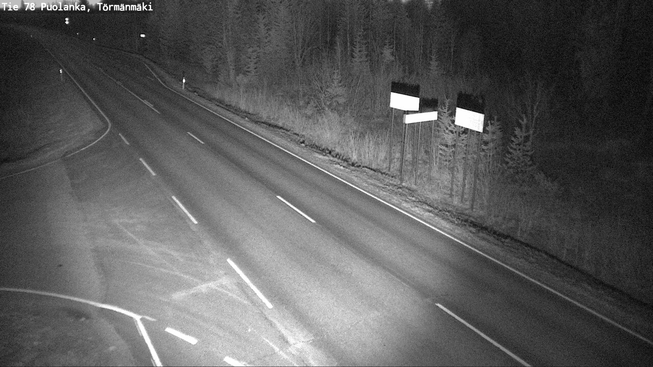 Weather Camera Image Road 78 Puolanka, Törmänmäki, Puolanka, Kainuu