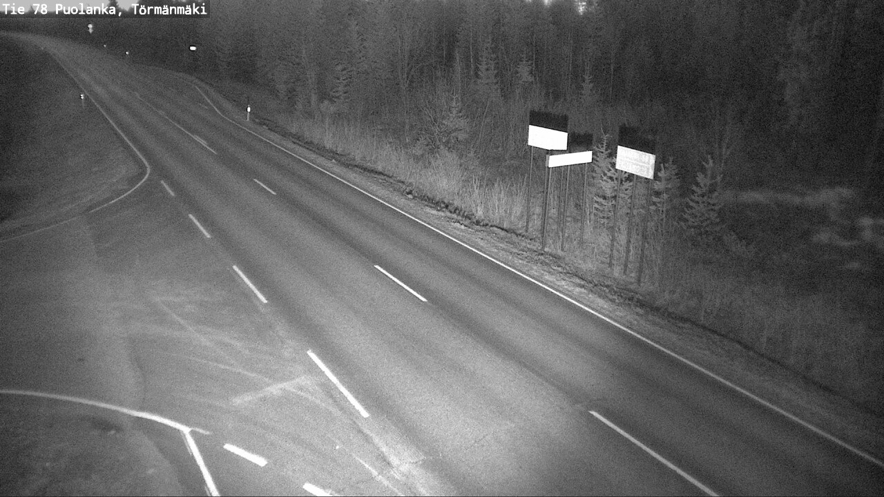 Weather Camera Image Road 78 Puolanka, Törmänmäki, Puolanka, Kainuu
