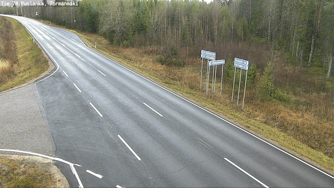 Kelikamerat Kuva Tie 78 Puolanka, Törmänmäki, Puolanka, Kainuu