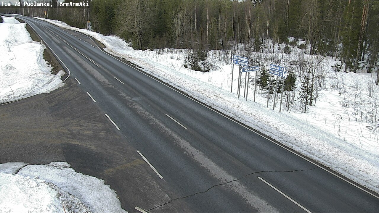 Kelikamerat Kuva Tie 78 Puolanka, Törmänmäki, Puolanka, Kainuu