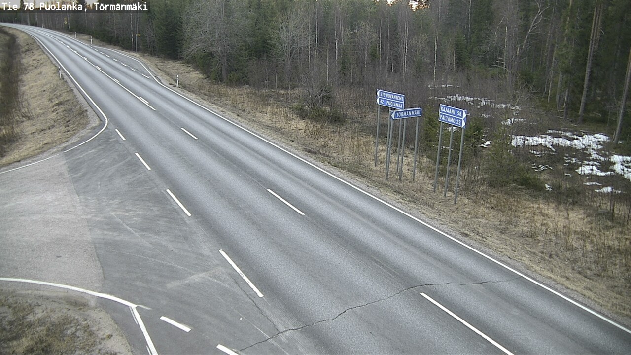Kelikamerat Kuva Tie 78 Puolanka, Törmänmäki, Puolanka, Kainuu