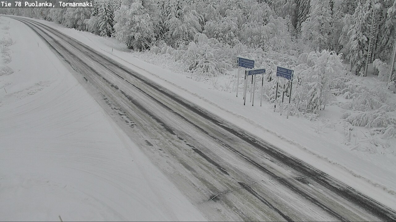 Weather Camera Image Road 78 Puolanka, Törmänmäki, Puolanka, Kainuu
