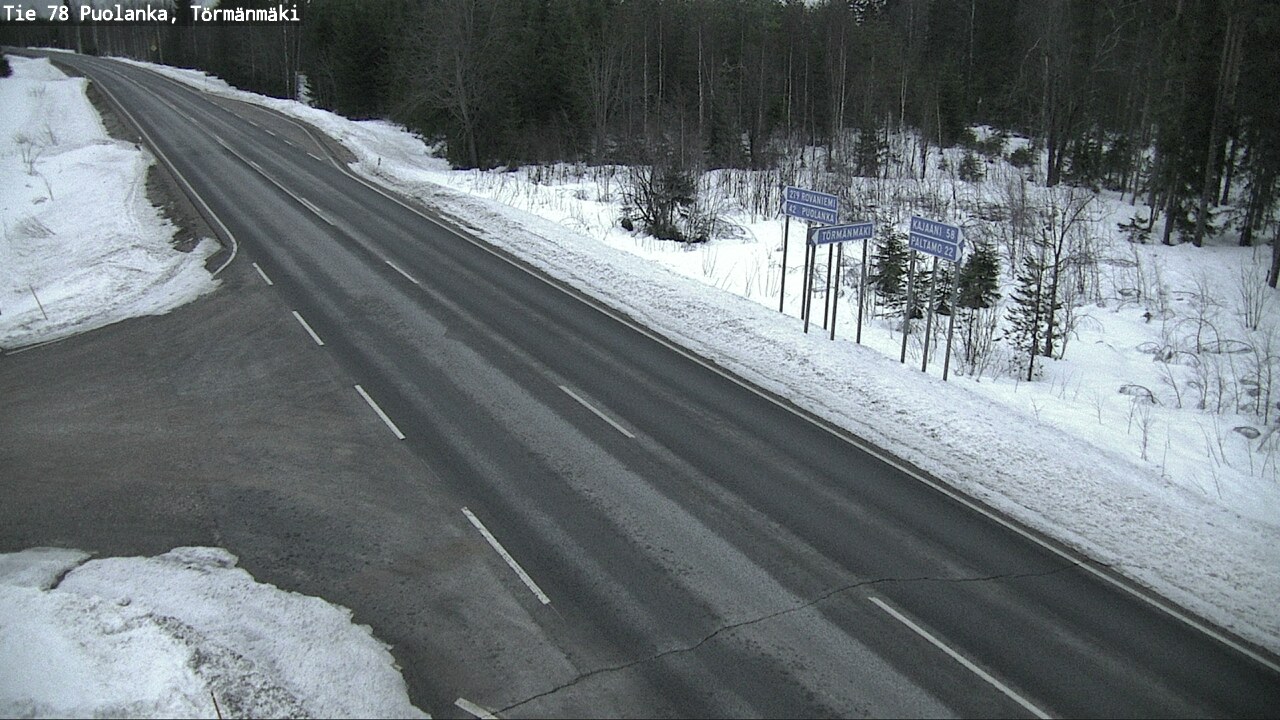 Kelikamerat Kuva Tie 78 Puolanka, Törmänmäki, Puolanka, Kainuu