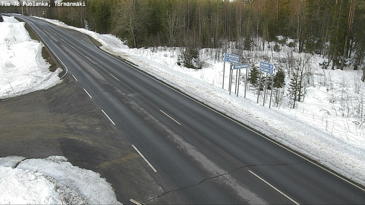 Kelikamerat Kuva Tie 78 Puolanka, Törmänmäki, Puolanka, Kainuu