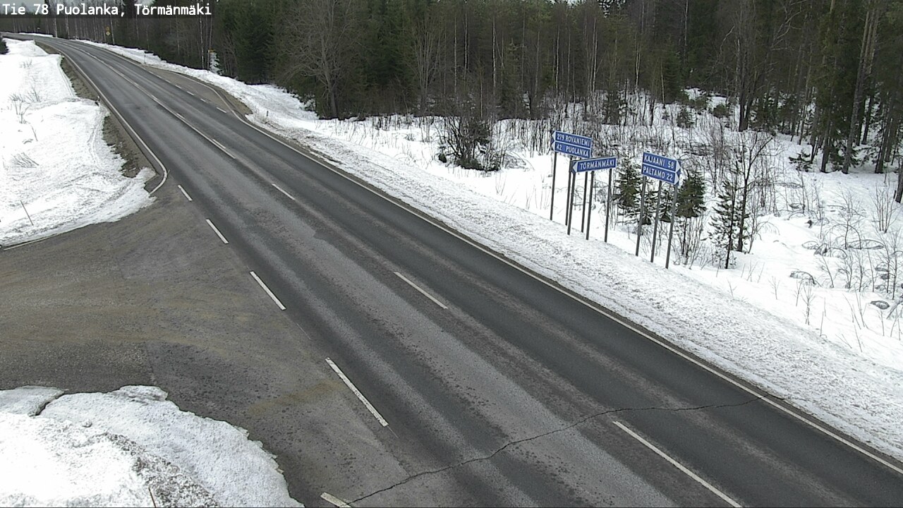 Kelikamerat Kuva Tie 78 Puolanka, Törmänmäki, Puolanka, Kainuu