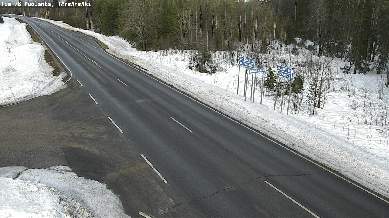 Kelikamerat Kuva Tie 78 Puolanka, Törmänmäki, Puolanka, Kainuu