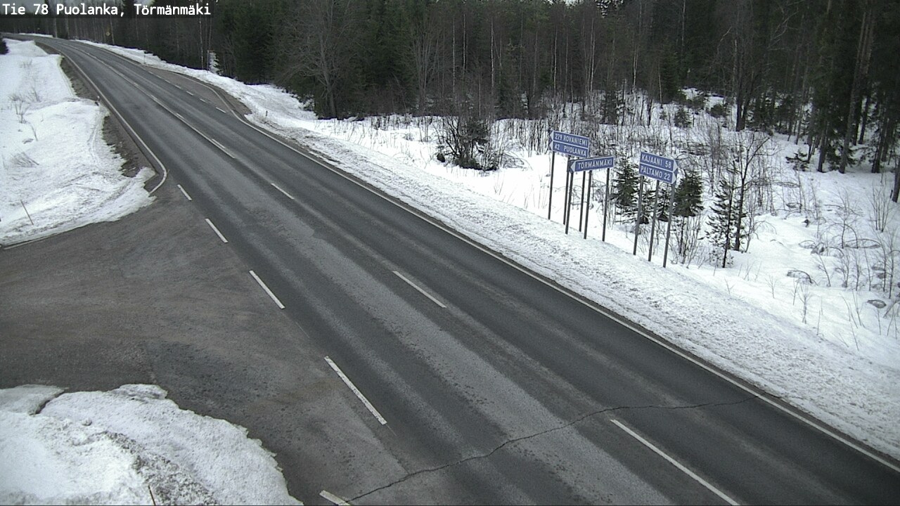 Kelikamerat Kuva Tie 78 Puolanka, Törmänmäki, Puolanka, Kainuu
