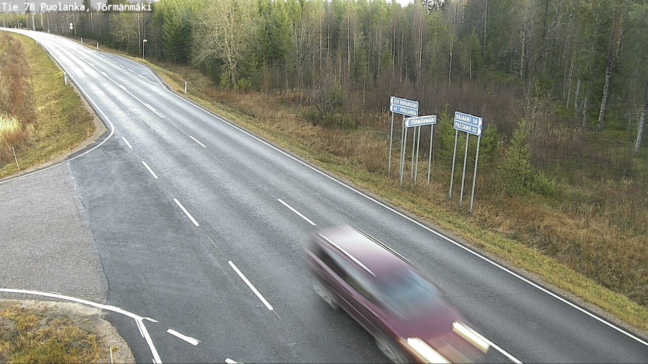 Kelikamerat Kuva Tie 78 Puolanka, Törmänmäki, Puolanka, Kainuu