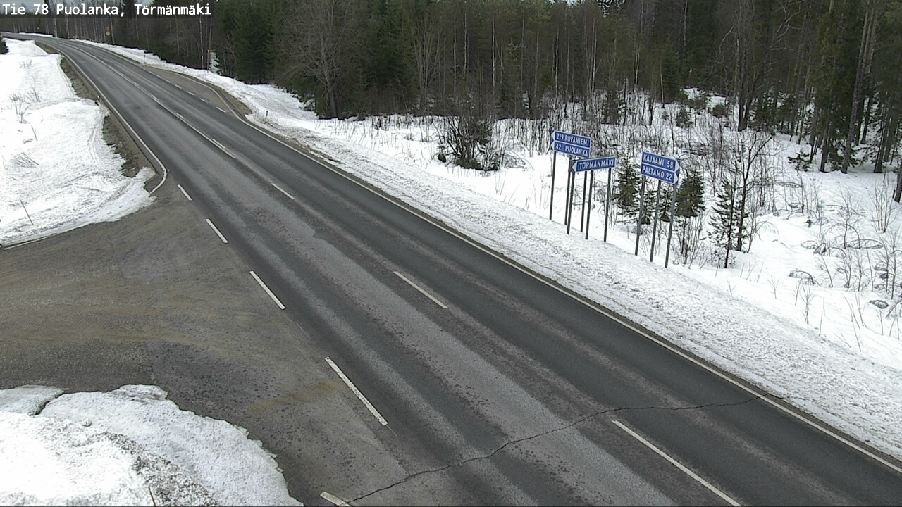 Kelikamerat Kuva Tie 78 Puolanka, Törmänmäki, Puolanka, Kainuu