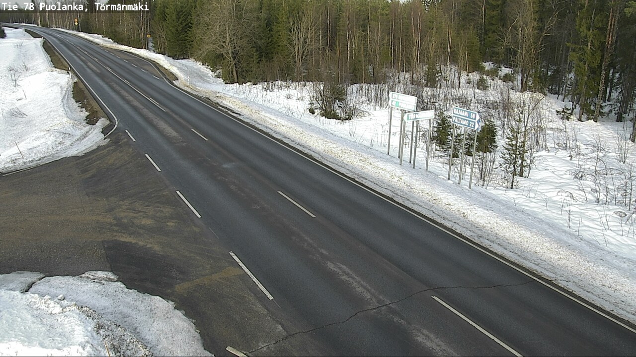 Kelikamerat Kuva Tie 78 Puolanka, Törmänmäki, Puolanka, Kainuu