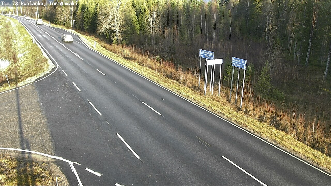 Kelikamerat Kuva Tie 78 Puolanka, Törmänmäki, Puolanka, Kainuu