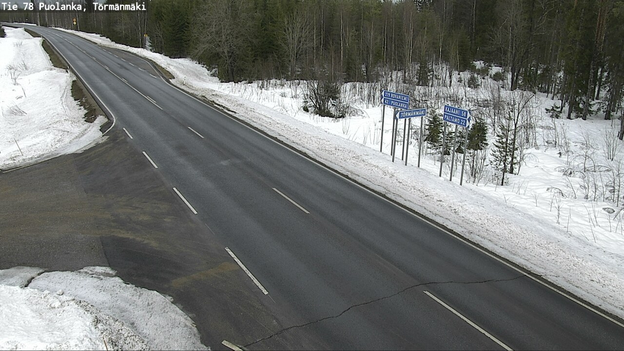 Kelikamerat Kuva Tie 78 Puolanka, Törmänmäki, Puolanka, Kainuu