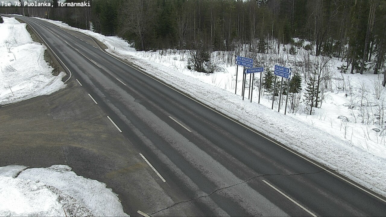 Kelikamerat Kuva Tie 78 Puolanka, Törmänmäki, Puolanka, Kainuu