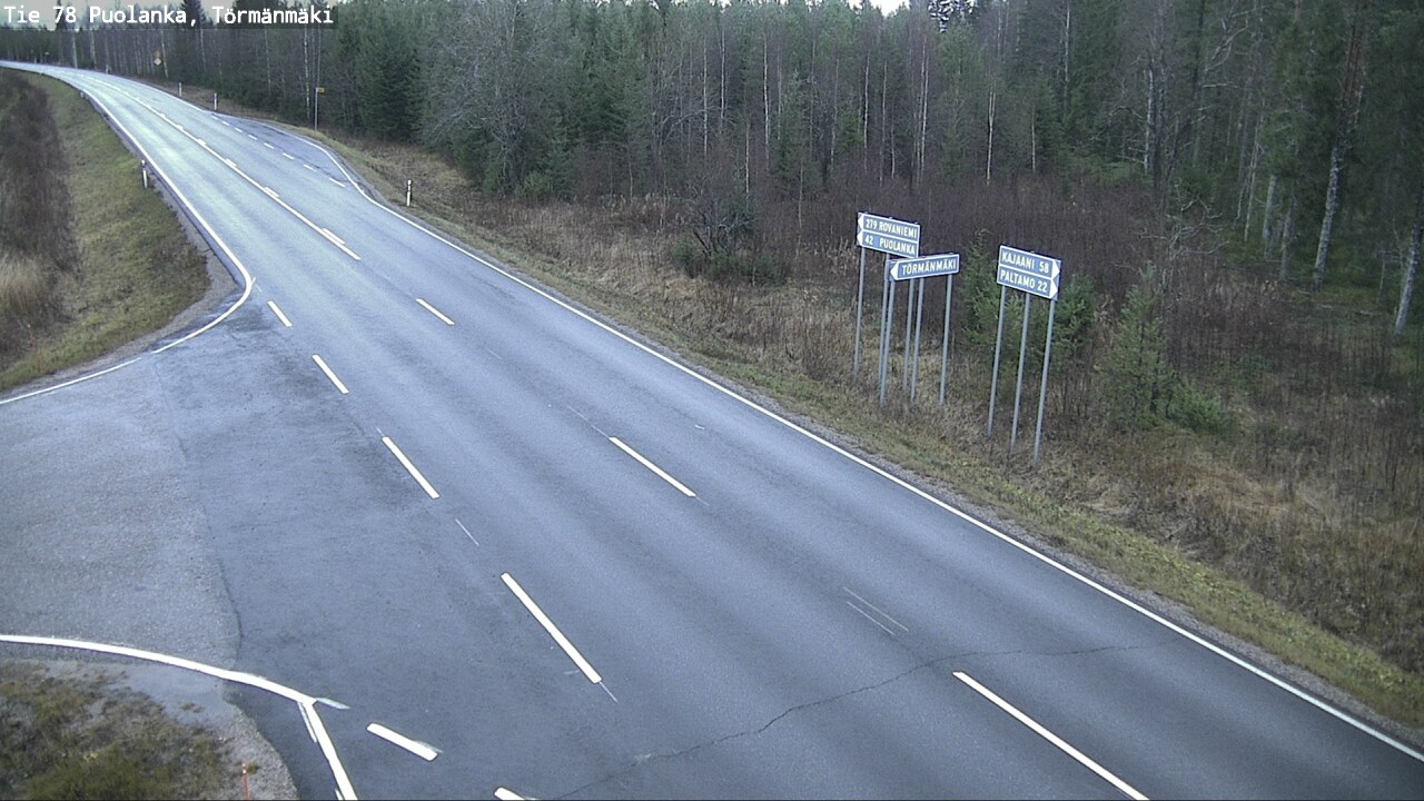 Kelikamerat Kuva Tie 78 Puolanka, Törmänmäki, Puolanka, Kainuu