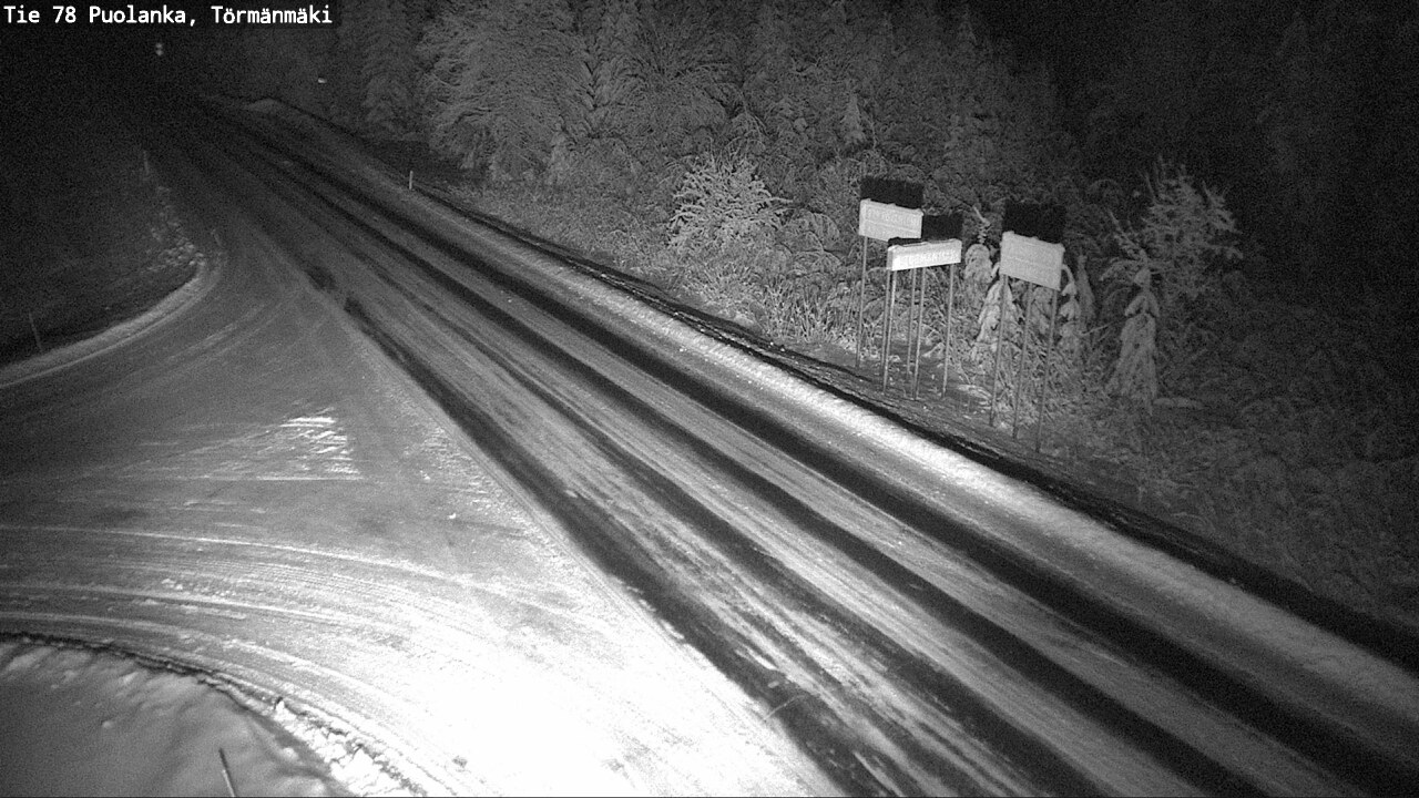 Weather Camera Image Väg 78 Puolango, Törmänmaki, Puolanka, Kainuu