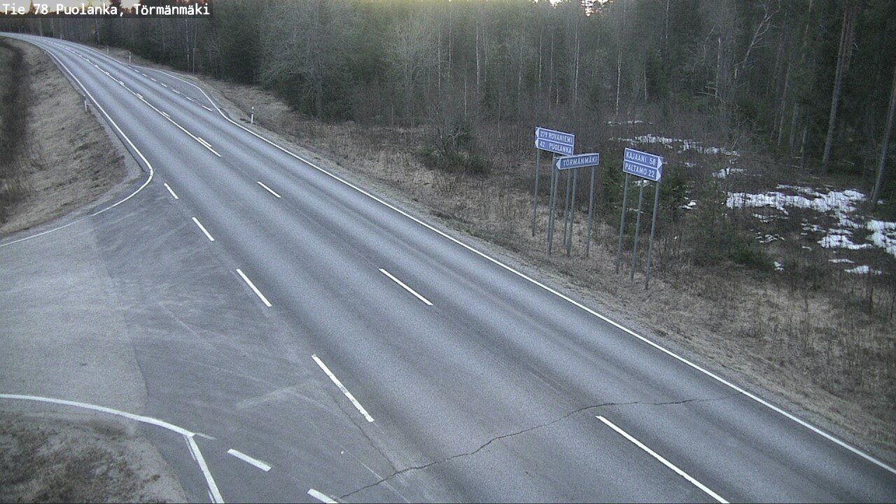 Kelikamerat Kuva Tie 78 Puolanka, Törmänmäki, Puolanka, Kainuu