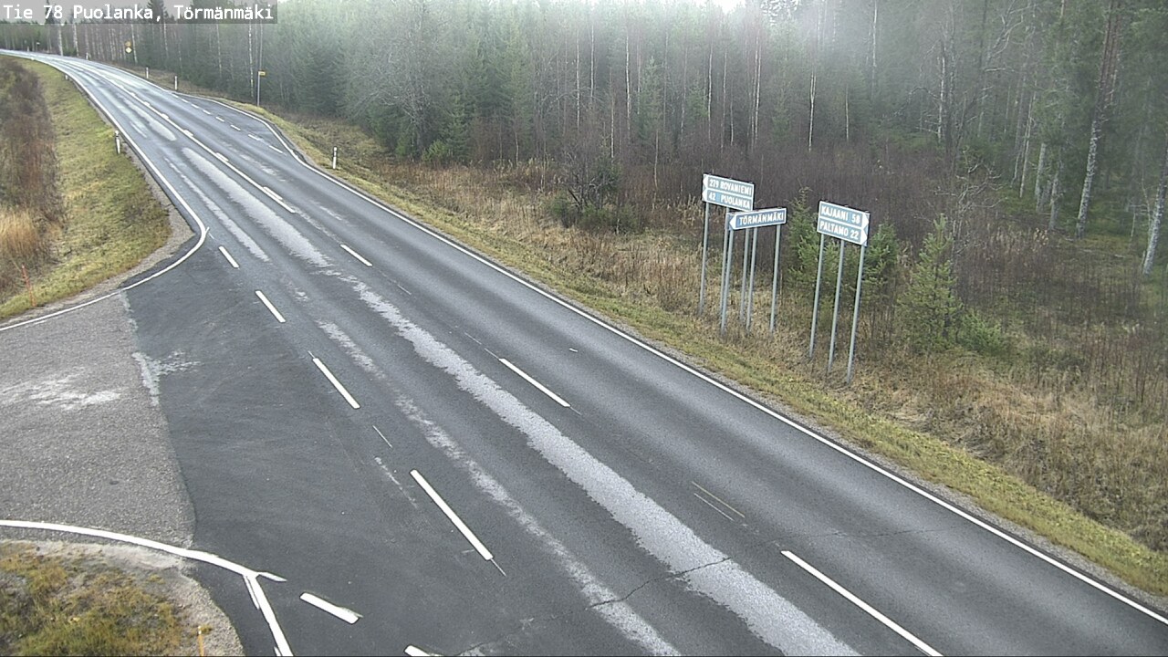 Kelikamerat Kuva Tie 78 Puolanka, Törmänmäki, Puolanka, Kainuu