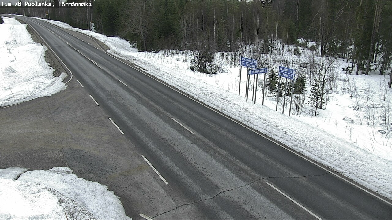 Kelikamerat Kuva Tie 78 Puolanka, Törmänmäki, Puolanka, Kainuu