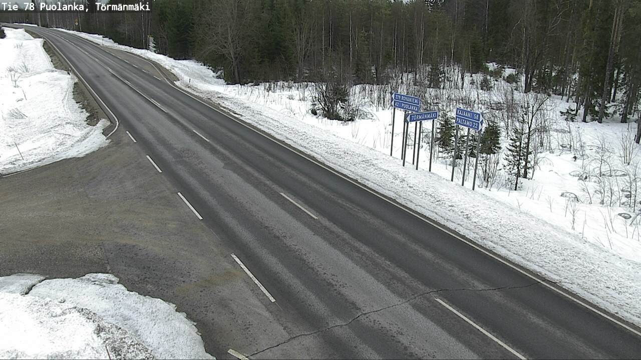 Kelikamerat Kuva Tie 78 Puolanka, Törmänmäki, Puolanka, Kainuu