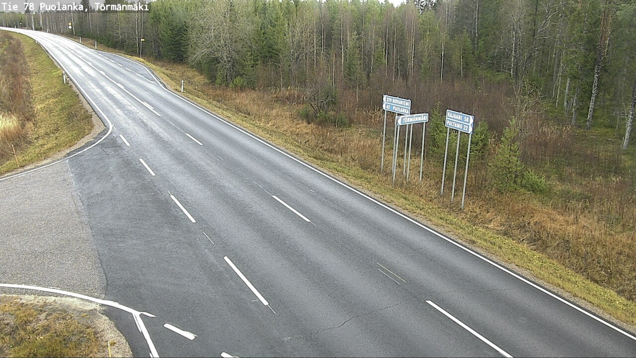 Kelikamerat Kuva Tie 78 Puolanka, Törmänmäki, Puolanka, Kainuu