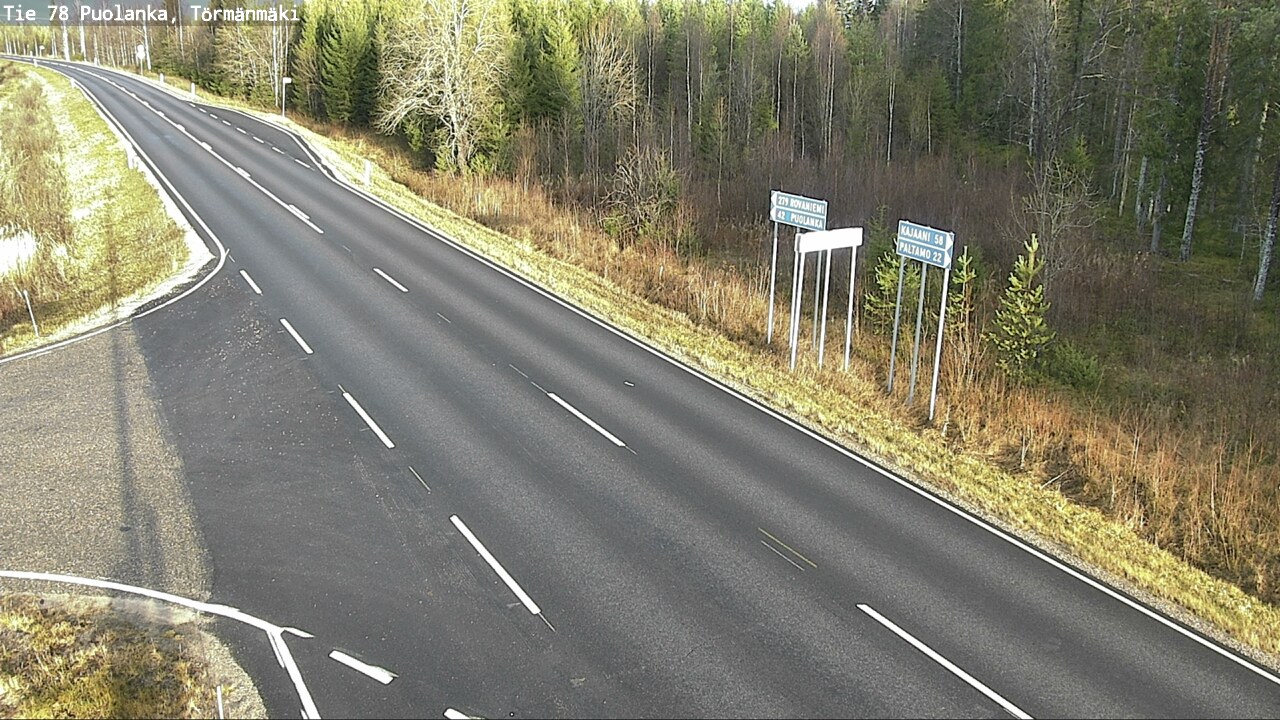 Kelikamerat Kuva Tie 78 Puolanka, Törmänmäki, Puolanka, Kainuu