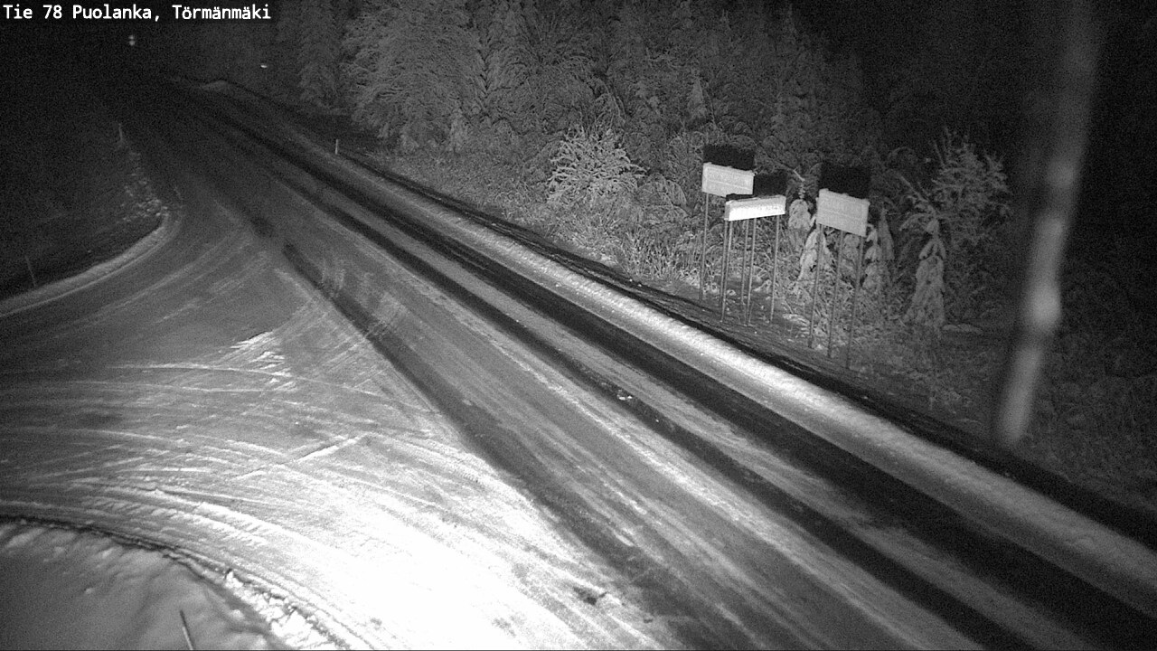 Weather Camera Image Väg 78 Puolango, Törmänmaki, Puolanka, Kainuu