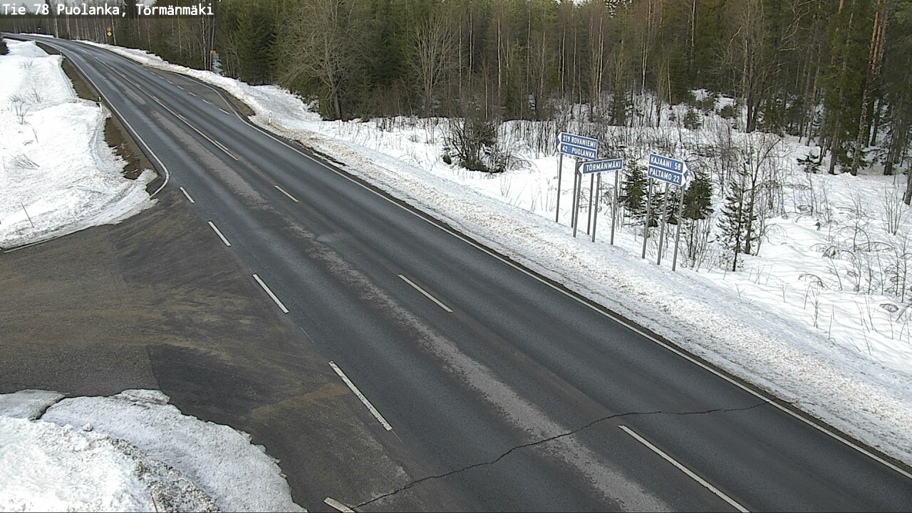 Kelikamerat Kuva Tie 78 Puolanka, Törmänmäki, Puolanka, Kainuu