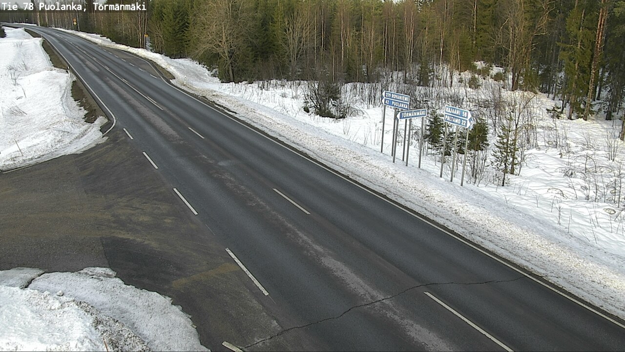 Kelikamerat Kuva Tie 78 Puolanka, Törmänmäki, Puolanka, Kainuu