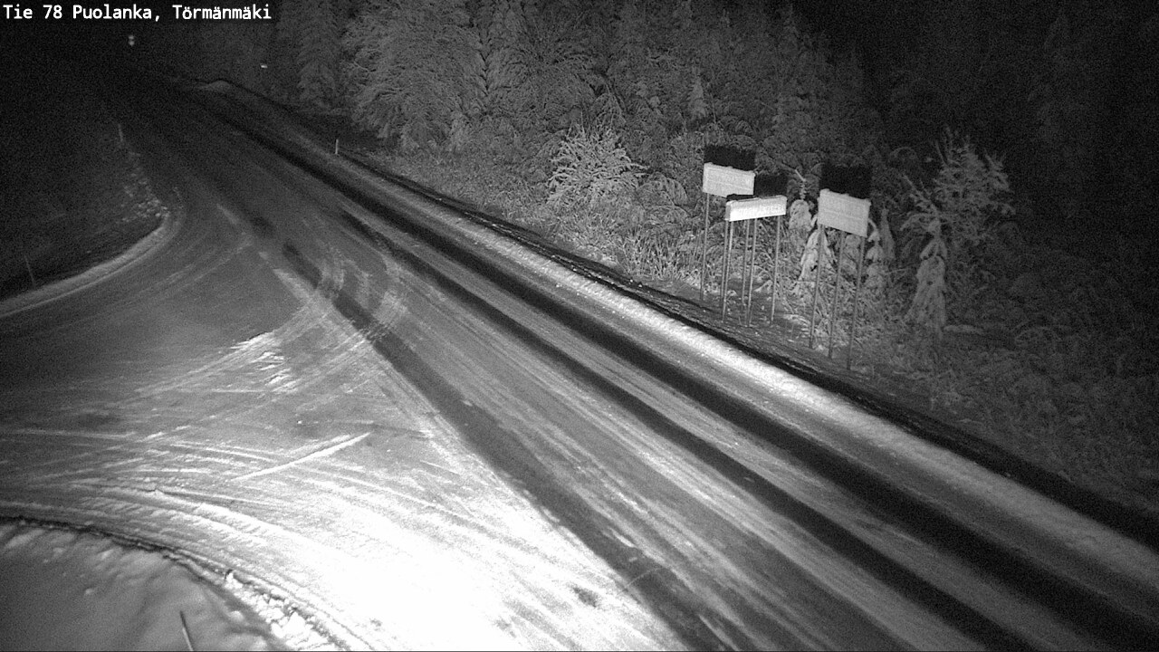 Weather Camera Image Väg 78 Puolango, Törmänmaki, Puolanka, Kainuu