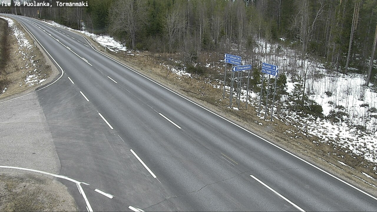 Kelikamerat Kuva Tie 78 Puolanka, Törmänmäki, Puolanka, Kainuu
