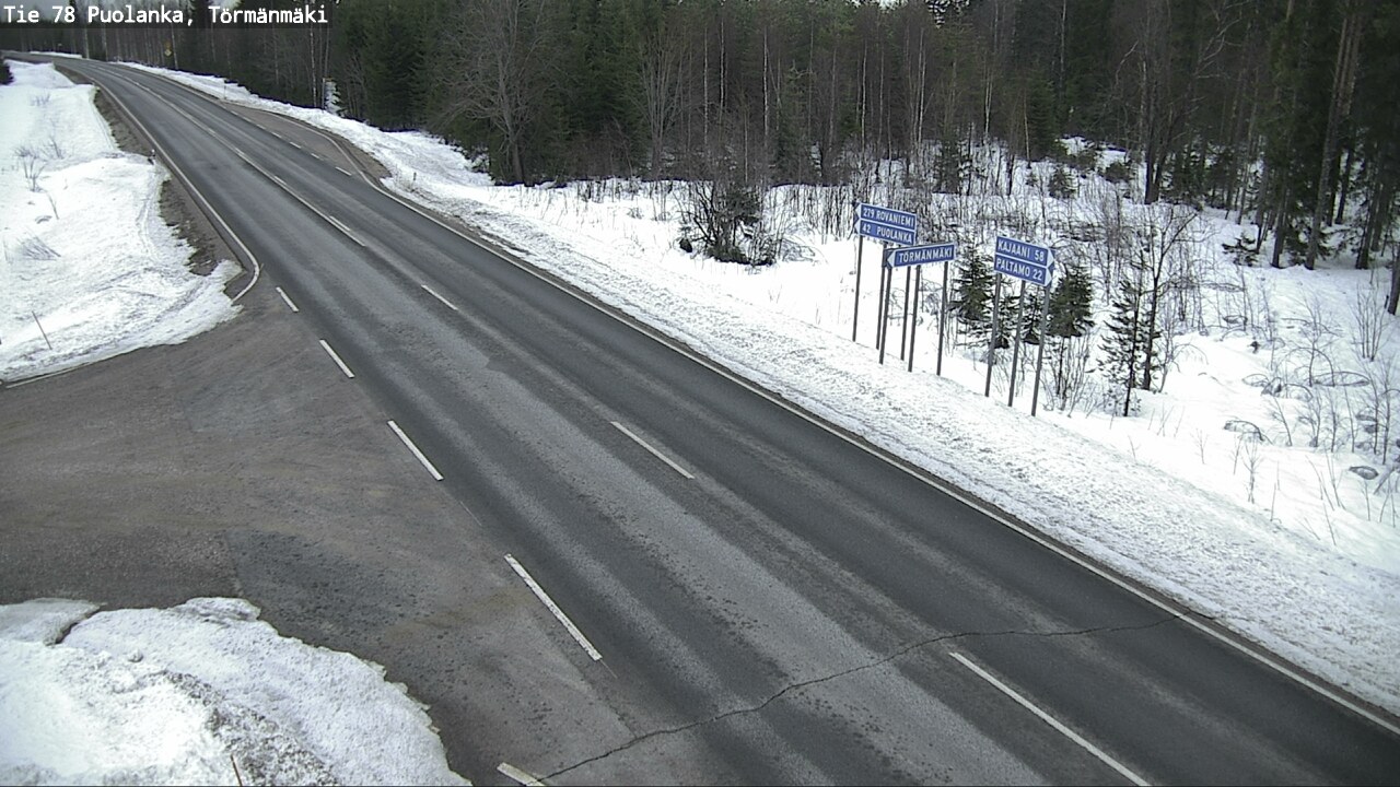 Kelikamerat Kuva Tie 78 Puolanka, Törmänmäki, Puolanka, Kainuu