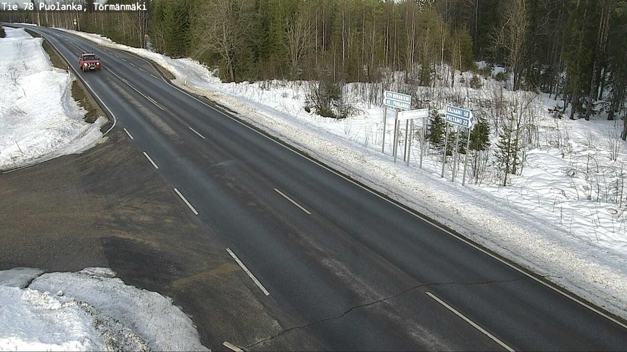 Kelikamerat Kuva Tie 78 Puolanka, Törmänmäki, Puolanka, Kainuu