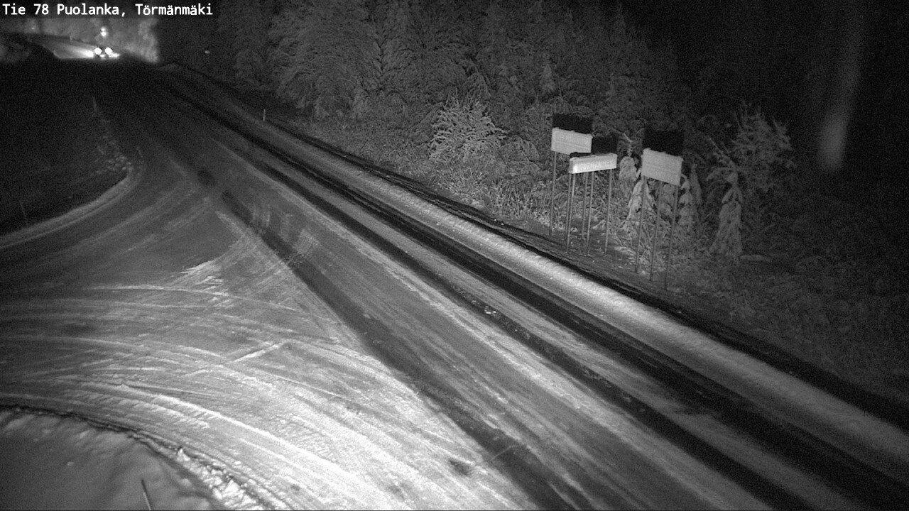 Weather Camera Image Väg 78 Puolango, Törmänmaki, Puolanka, Kainuu
