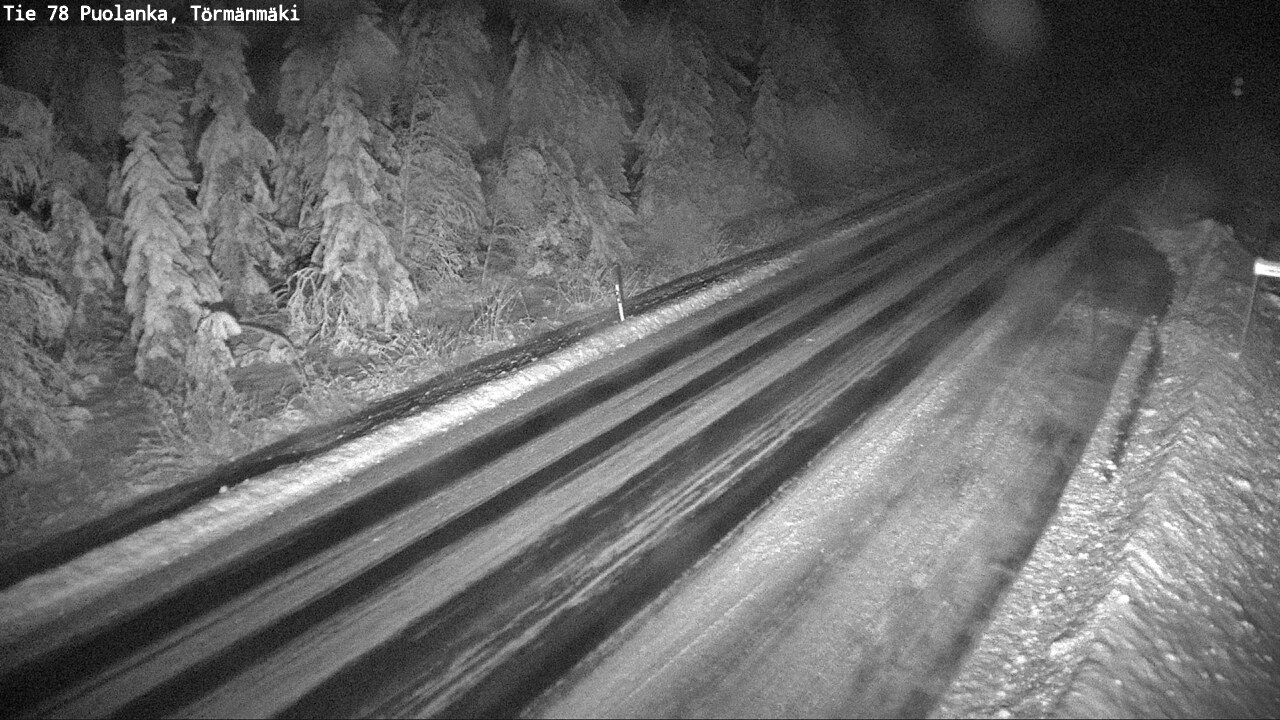 Weather Camera Image Väg 78 Puolango, Törmänmaki, Puolanka, Kainuu